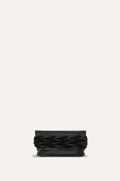 Glamourous Journey Medium Clutch in Black