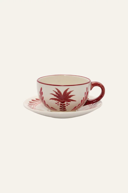 Katios Coffee Set in Red Set of 2